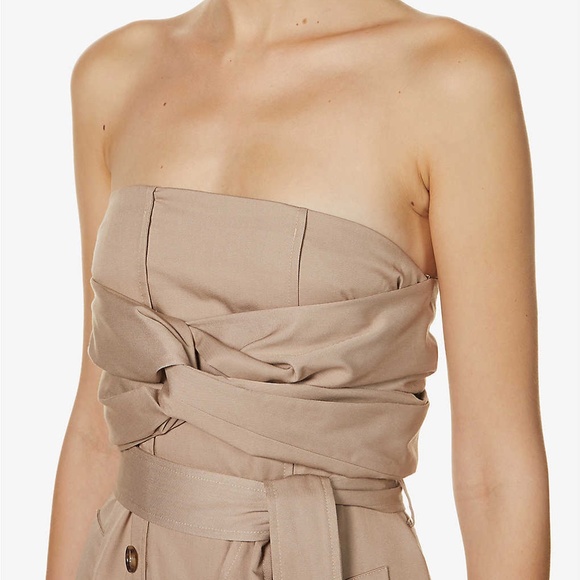 Rohk Cotton Twist Front Trench Dress size US6-8 - Picture 11 of 16